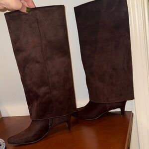 New York & Company Dark Brown Heeled Boots